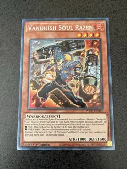 YUGIOH VANQUISH SOUL RAZEN COLLECTORS RARE WISU-EN016 LP - Image 1