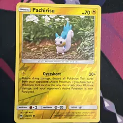 Pachirisu 80/214 Lost Thunder Reverse Holo Pokemon Card NM Clay - Image 1