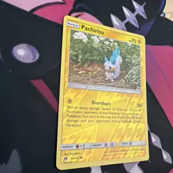 Pachirisu 80/214 Lost Thunder Reverse Holo Pokemon Card NM Clay - Image 2