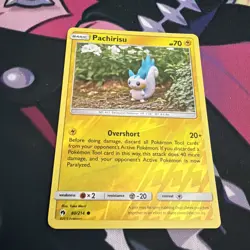 Pachirisu 80/214 Lost Thunder Reverse Holo Pokemon Card NM Clay - Image 3