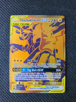 Pikachu & Zekrom GX SM248 Pokemon card TCG - Image 1