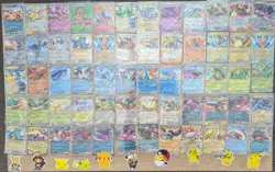 100 Pokemon Full Art, Ex & V Cards Lot (CHARIZARD, PIKACHU, MEWTWO) Free Ship!!! - Image 1