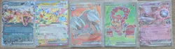 100 Pokemon Full Art, Ex & V Cards Lot (CHARIZARD, PIKACHU, MEWTWO) Free Ship!!! - Image 3