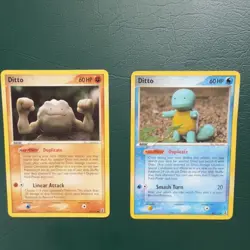 Pokemon TCG Ditto EX Delta Species 2 Card Lot 62/113 40/113 Non-Holo 2005 - Image 1