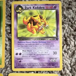 Pokemon TCG 9-Card Lot Team Rocket/Jungle/Fossil Dark Kadabra Charmander - Image 5