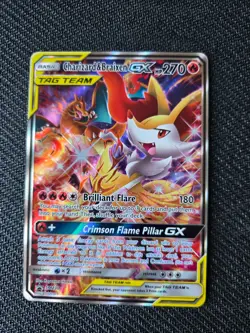 Charizard & Braixen GX SM230 Pokemon card TCG - Image 1