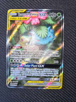 Venusaur & Snivy GX SM229 Pokemon card TCG - Image 2