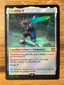 Magic MTG Final Fantasy Excalibur II #257 FIN *FOIL* Rare - Image 1