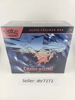 Pokemon TCG - Chaos Rising - Elite Trainer Box (ETB) - New Sealed - Small Tear - Image 1