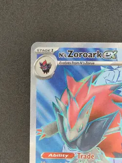 Pokemon TCG N’s Zoroark EX Journey Together Ultra Rare 175/159 Full Art Rare NM - Image 2