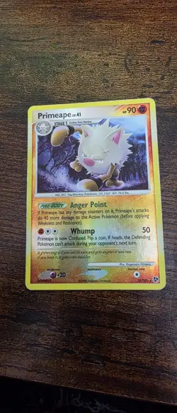 Primeape 27/106 Rare Great Encounters Pokemon Reverse Holo Moderately Played - Image 1