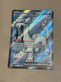 Pokemon TCG Chien-Pao ex 236/193 Paldea Evolved Full Art Ultra Rare Holo - Image 1