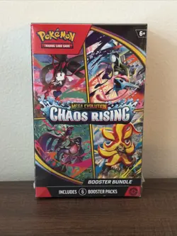 Chaos Rising Pokemon Booster Bundle 6 Packs - In Hand Ships Within 24 Hours - Image 1