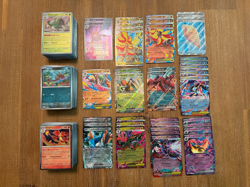 Pokemon ME04: Chaos Rising 300 Bulk Common/Uncommon Holos & 35 Full Art and Ex - Image 1