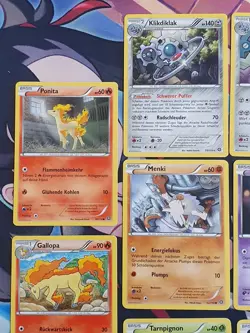 Pokemon Karten Sammlung Steam Siege Set 17 x Pokemon Deutsch Lot - Image 2
