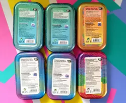 6 EMPTY Pokemon Mini Tins Kanto Friends Prismatic Evolutions 151 Ascended Heroes - Image 2