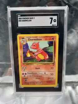 SGC 7 NM Charmeleon Base Set 2 2000 Pokemon Card #35/130 - Image 1