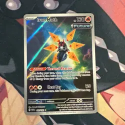 Iron Moth 187/182 Illustration Rare Sv04: Paradox Rift Pokemon TCG - Image 1