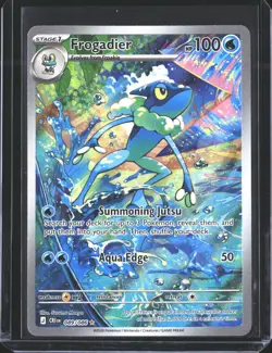 Frogadier 089/086 Shiny Rare ME04: Chaos Rising Pokemon NM/M - Image 1