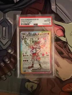 Pokemon Liberlo EX #157 Ultra Rare PSA 10 GEM MT Deutsch Cinderace SCR - Image 1