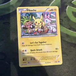 Pikachu XY95 XY Promo Holo 60 HP Pokemon TCG English 2016 Kanako Eo - Image 1