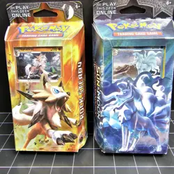 ROCK STEADY & LUMINOUS FROST Pokemon TCG Sun & Moon Burning Shadows Theme Decks - Image 2