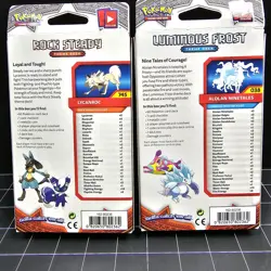 ROCK STEADY & LUMINOUS FROST Pokemon TCG Sun & Moon Burning Shadows Theme Decks - Image 3