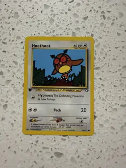 Pokemon Hoothoot Neo Genesis 1st Edition Common Regular 60/111 English NM+ - Image 1