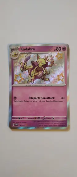 Kadabra Paldean Fates 149/091 Shiny Paldean Fates Pokemon TCG Single - Image 1