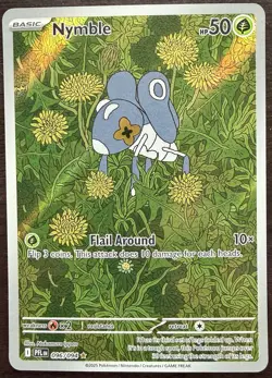Pokemon Nymble #096/094 Secret Rare ME02 Phantasmal Flames NM - Image 1