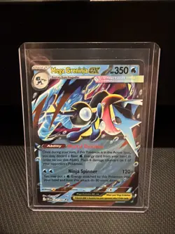 MEGA GRENINJA EX 022/086 ME04: CHAOS RISING POKEMON NM/M 2026 - Image 1