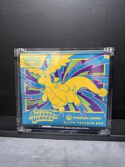 Ascended Heroes ETB Pokemon Center Exclusive New Sealed TCG With Acrylic Case - Image 1