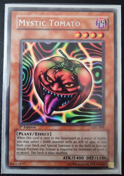 Yu-gi-oh! Mystic Tomato MRL-094 Rare 1st Edition Magic Ruler - Image 1