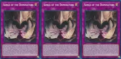 3x Songs of the Dominators | ALIN-EN078 | SCR | 1st Ed | NM | YuGiOh - Image 1
