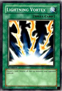 5D's 2008 Starter Deck #5DS1-EN027 Lightning Vortex - Image 1