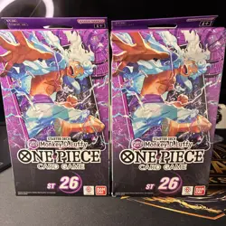 2x Purple Black Monkey D Luffy ST-26 Starter Deck One Piece NEW/SEALED Fast Ship - Image 1
