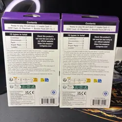 2x Purple Black Monkey D Luffy ST-26 Starter Deck One Piece NEW/SEALED Fast Ship - Image 2