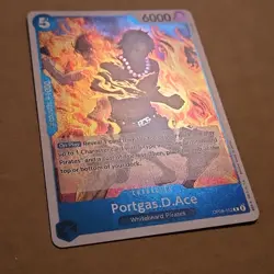 PORTGAS D. ACE - One Piece OP08-052 - AA Alt Art Rare R - Two Legends NM TCG CCG - Image 2