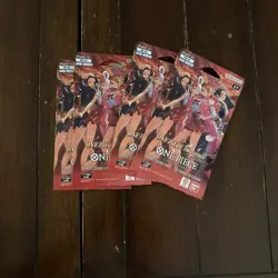 One Piece TCG Heroines Edition EB-03 English Sleeved Booster Pack - Lot of 4 New - Image 1