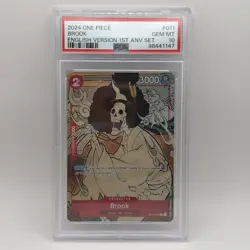 2024 One Piece English 1st Anniversary Brook #ST01-011 PSA 10 GEM MINT - Image 1