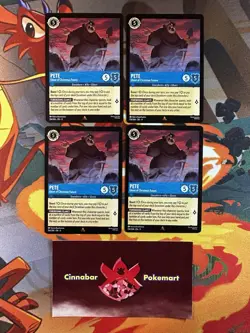 x4 Pete - Ghost of Christmas Future - 154/204 Winterspell - Rare Lorcana - Image 1
