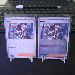 Pokemon TCG Hilda Trainer-Supporter Card Lot (2x) Set English - Image 1