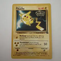 Pokemon Card - Pikachu - The First Movie Promo Black Star - Trading Card Game - Image 1