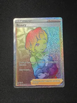 Beauty 194/185 Rainbow Rare Vivid Voltage Near Mint Pokemon Card - Image 1