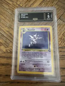 Pokemon Card Haunter 6/62 GMA 5 Fossil Rare TCG HOLO Vintage - Image 1