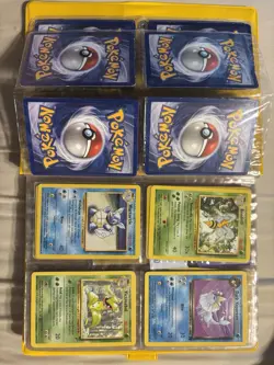 Vintage and New Pokemon Card Lot w/ Pikachu/Bulbasaur Binders & Poke Ball - Image 3