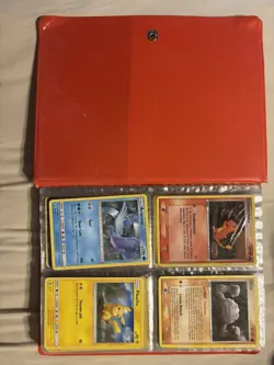 Vintage and New Pokemon Card Lot w/ Pikachu/Bulbasaur Binders & Poke Ball - Image 5