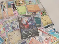 Pokemon: Bulk Lot 100 Cards - English Only, Rares, Reverse Holos, 2 EX/V/VSTAR!! - Image 2
