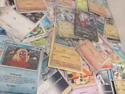 Pokemon: Bulk Lot 100 Cards - English Only, Rares, Reverse Holos, 2 EX/V/VSTAR!! - Image 3