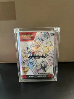 6 Booster Pack Bundle Acrylic Display Case/Premium/TCG/Trading Cards/Pokemon x 3 - Image 2